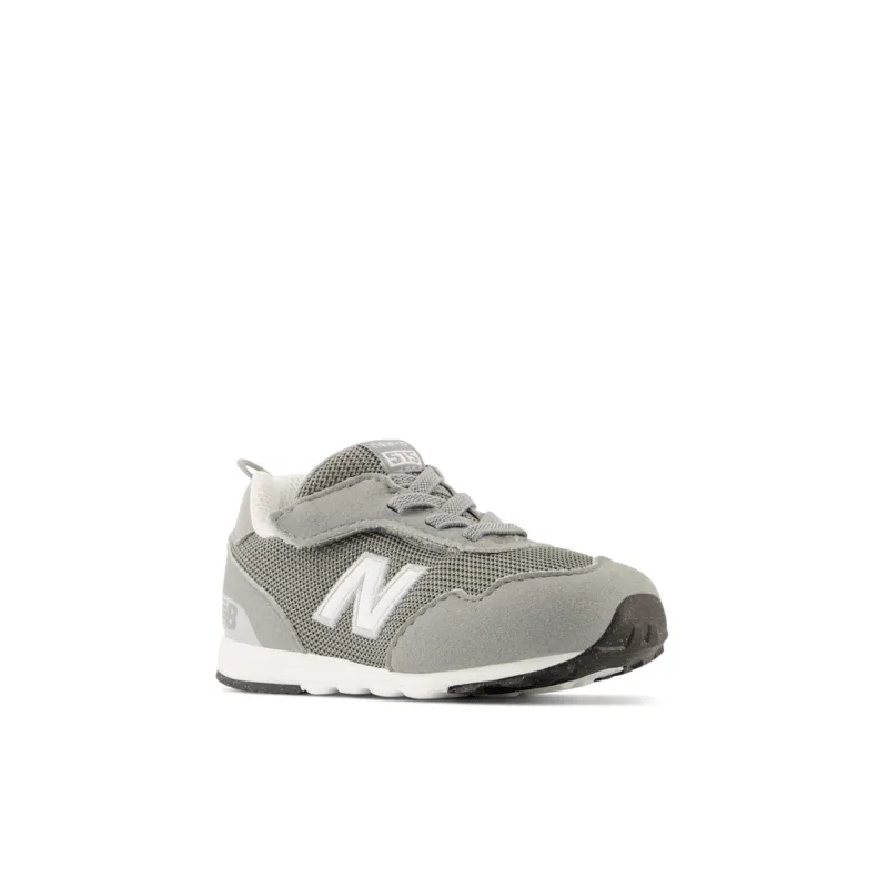 New Balance Infant & Toddler Boys 515 NEW-B Hook & Loop Shoe - NW515GRY (X-Wide)