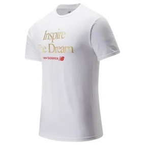 New Balance Inspire The Dream Tee White Men MT01602-WHT