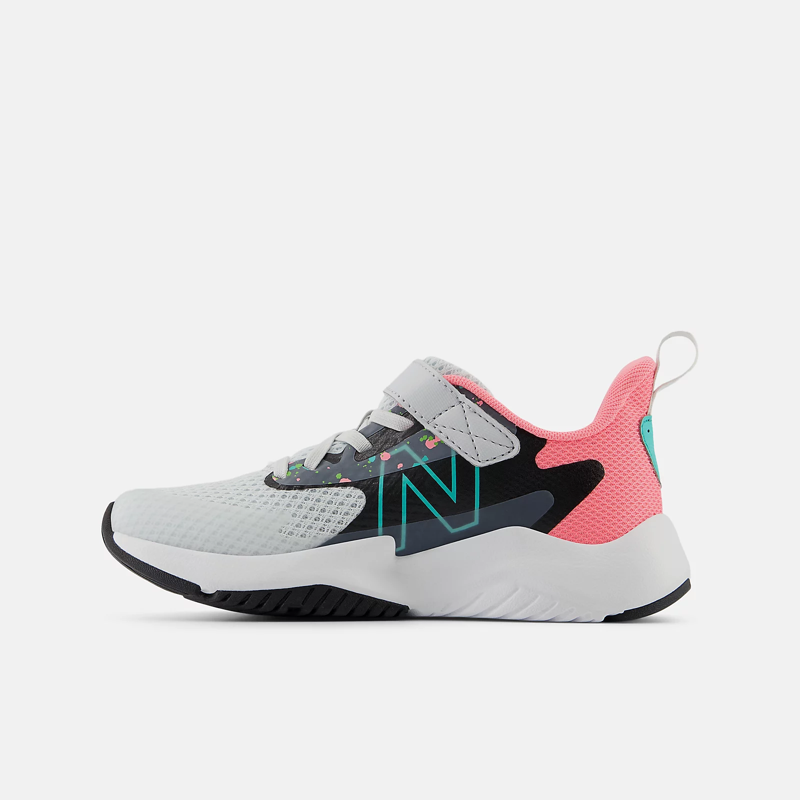 New Balance Rave Run v2  Qartz Grey / Ultra Pink / Cyber Jade