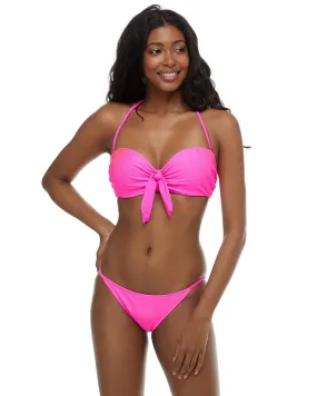 Nifty Marilyn Bandeau Bikini Top - Bubble Gum