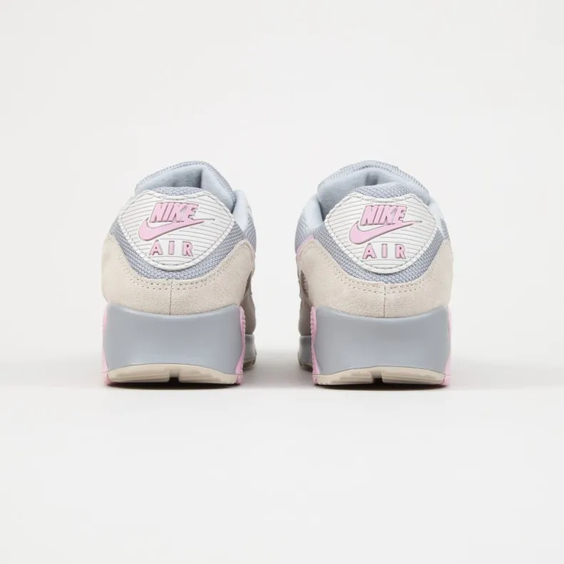 Nike Air Max 90 (Vast Grey/Pink-Wolf Grey-String)