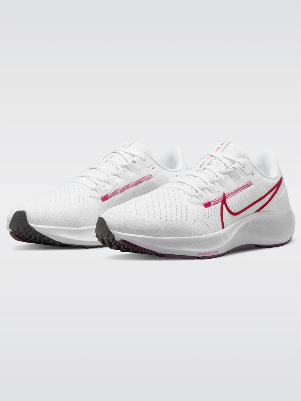 Nike Air Zoom Pegasus 38 - White-Mystic Hibiscus-Iris Whisper