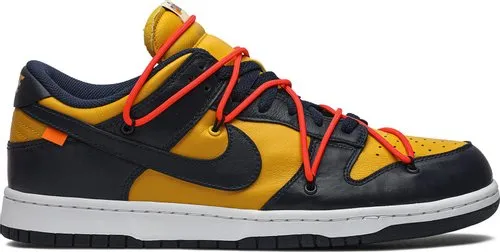 NIKE  DUNK LOW OFF-WHITE UNIVERSITY GOLD