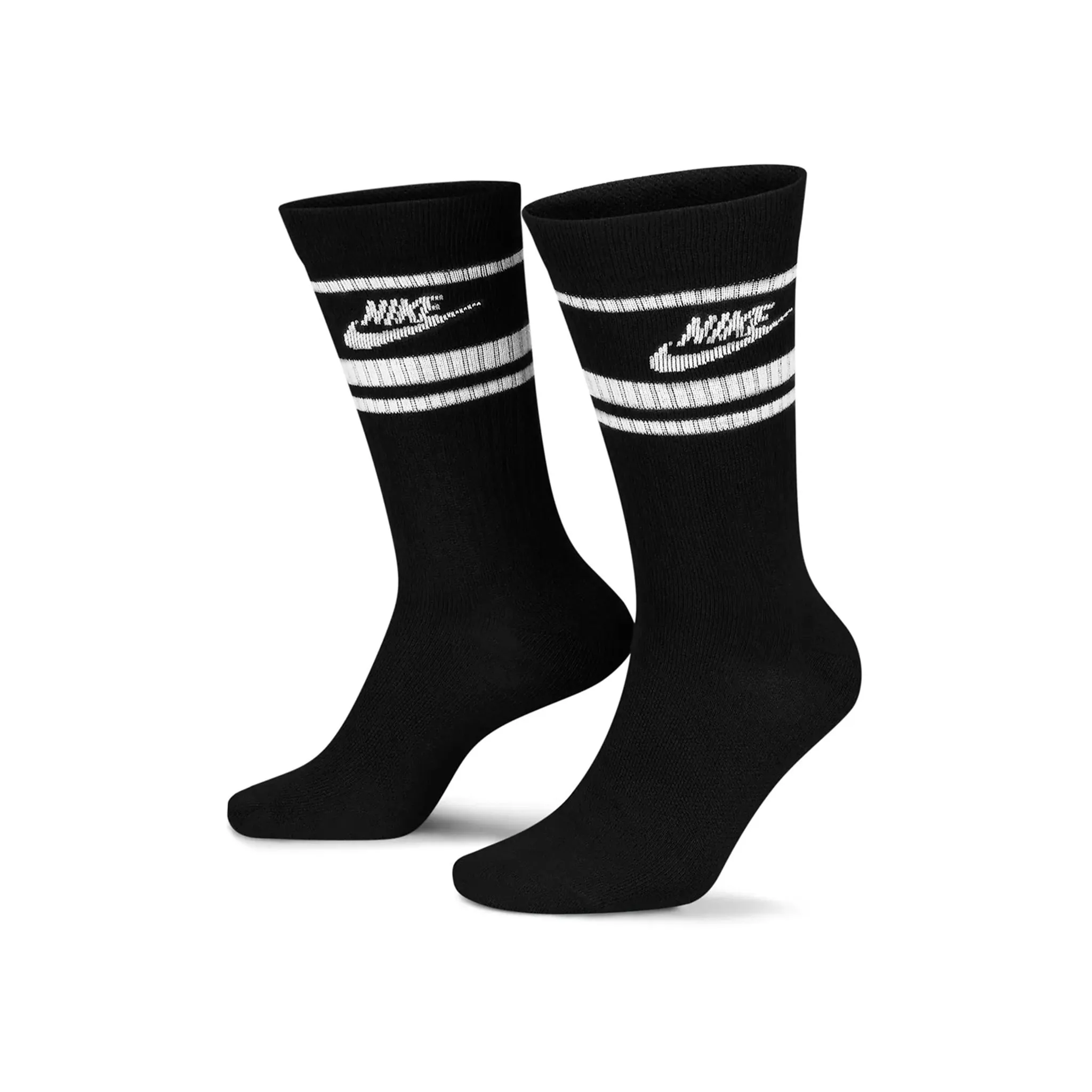 Nike Golf Everyday Essential Crew Stripe Socks - 3 Pair