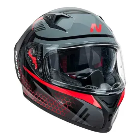 Nitro - N501 Black/Red Helmet