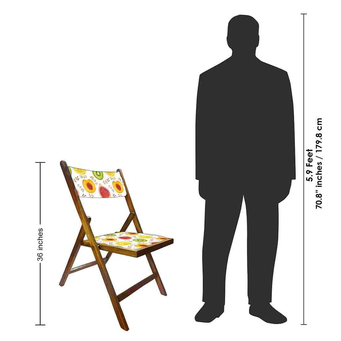 Nutcase Folding Wooden Balcony Chair - Kiwis