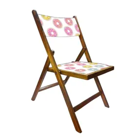 Nutcase Folding Wooden Chair - Colorful Donuts