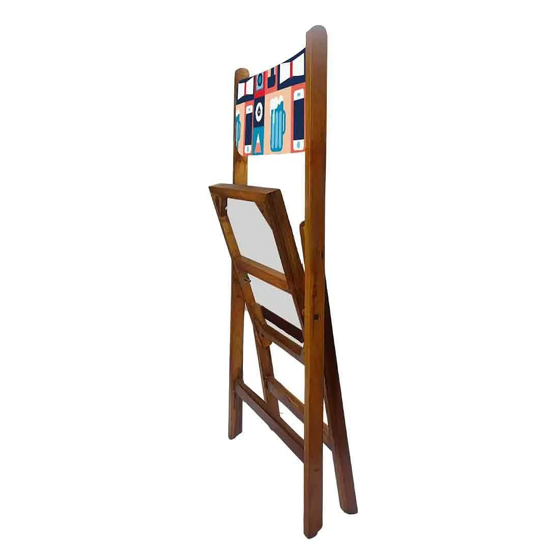 Nutcase Folding Wooden Chair For Dining - Phone