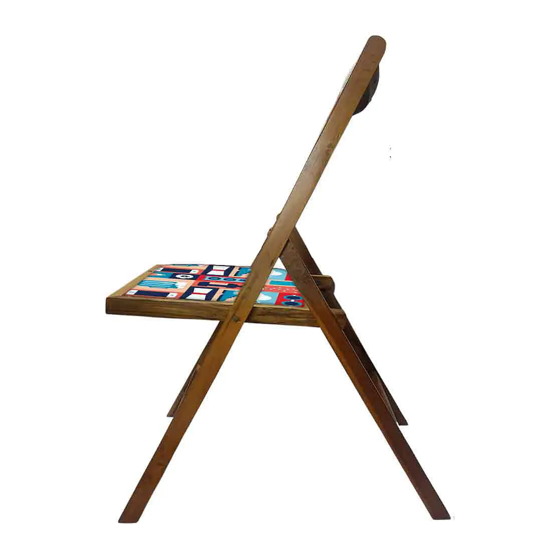 Nutcase Folding Wooden Chair For Dining - Phone