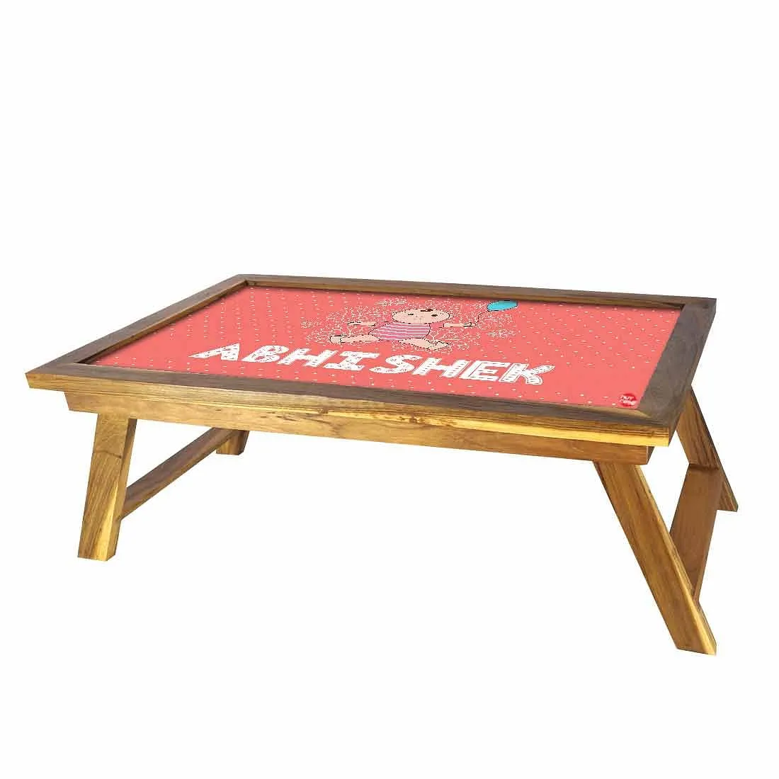 Personalized Folding Laptop Table - Cute Baby