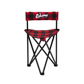 Plaid Folding Ice Chair