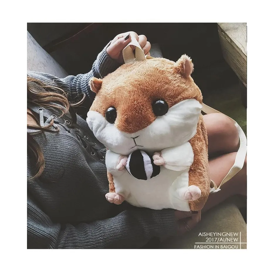 PLUSH SQUIRREL BACKPACK