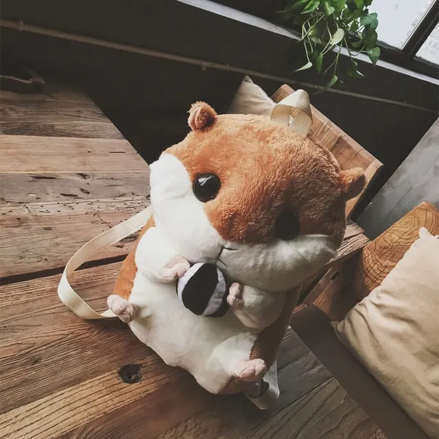 PLUSH SQUIRREL BACKPACK