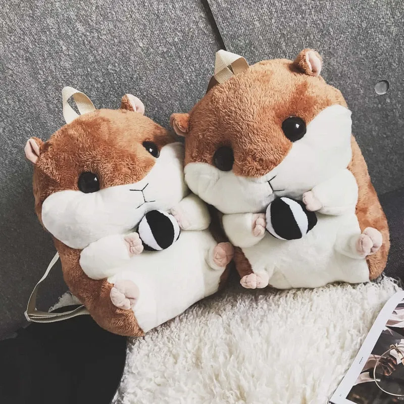 PLUSH SQUIRREL BACKPACK