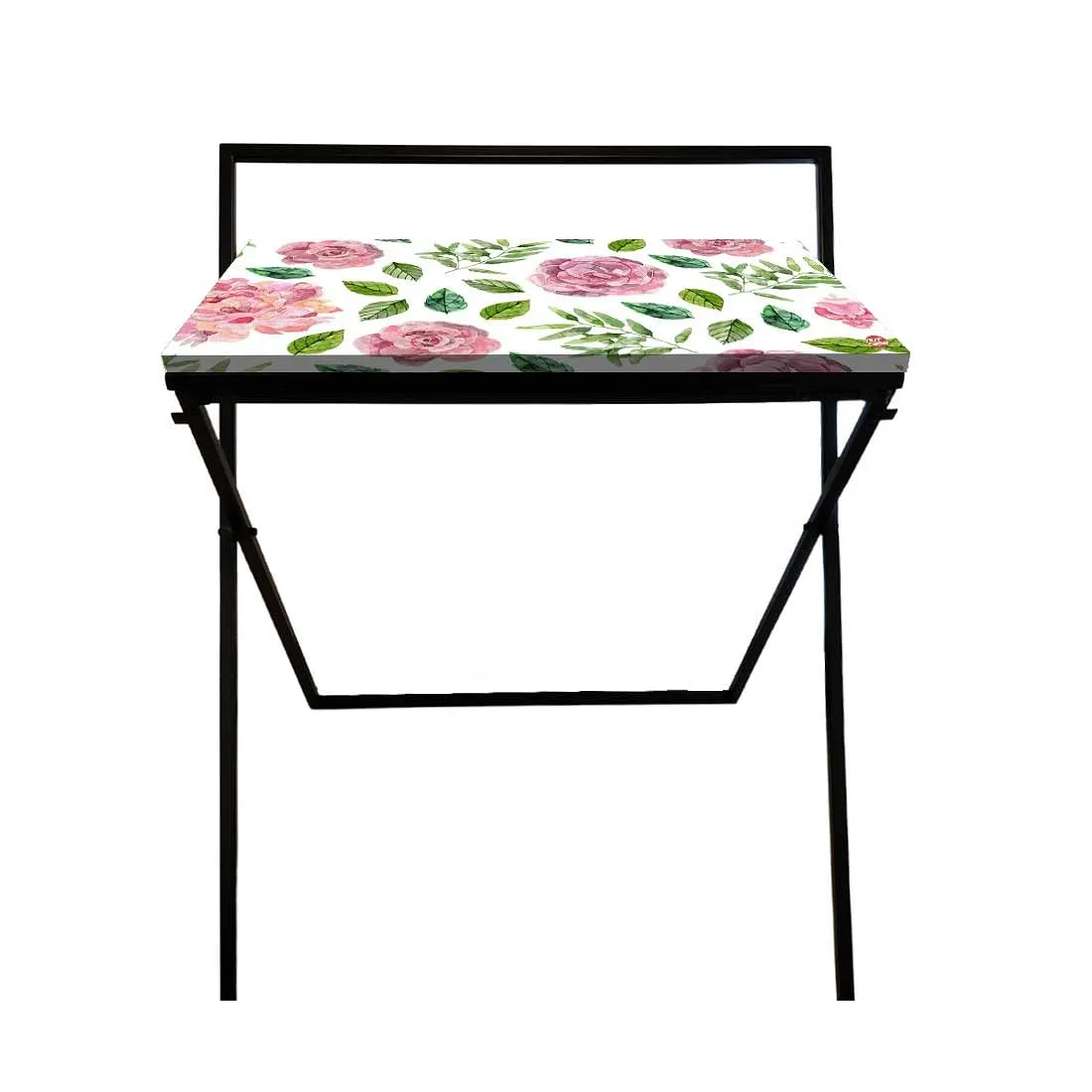 Portable Study Table Foldable Work Desk for Home-Cute Floral