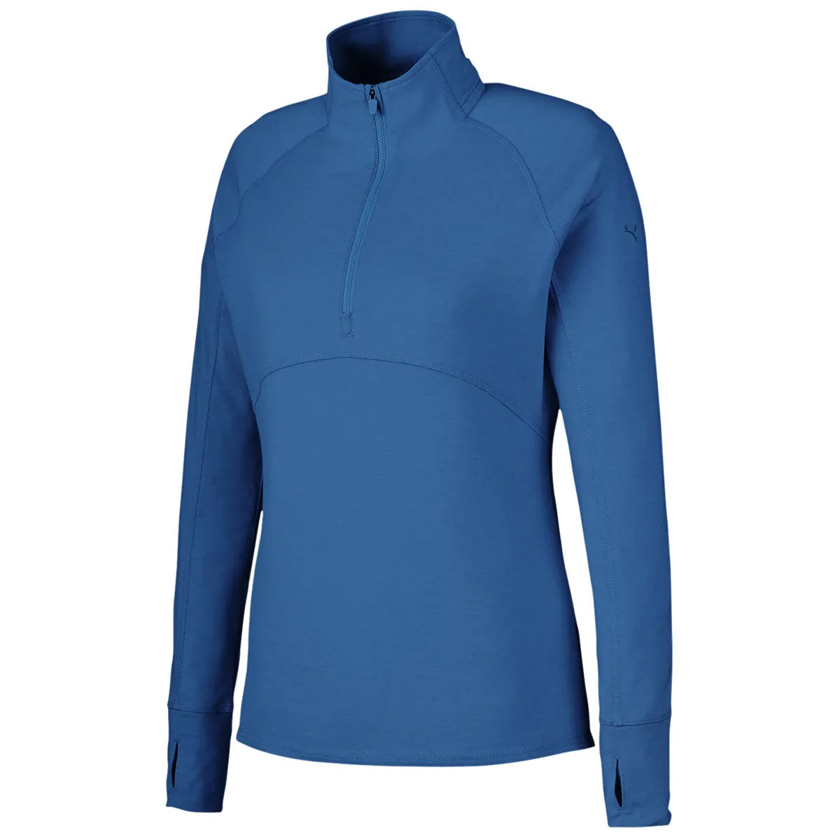 Puma Golf Women's Lake Blue Bandon Quarter-Zip