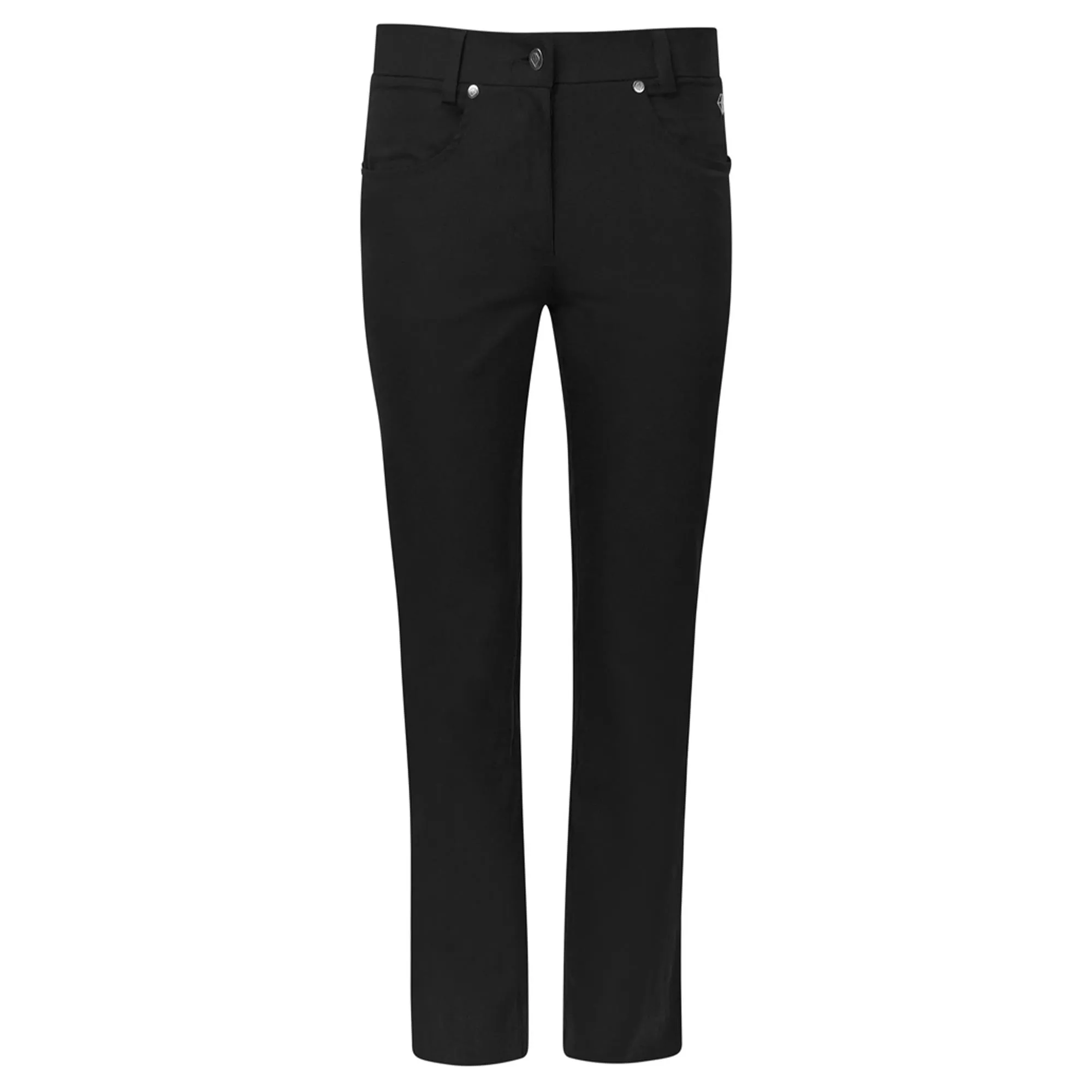 Pure Golf Bernie Lined Ladies Golf Trousers Black 29 Inch