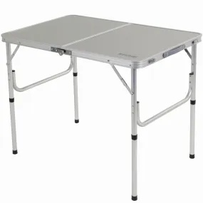 Regatta Cena Camping Compact Bi-Folding Table - Lead Grey