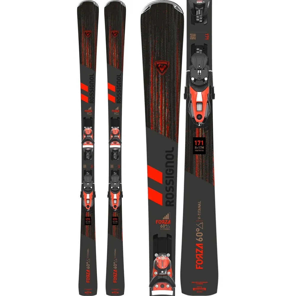 Rossignol - Forza 60\u00b0 V-TI 24/25 Ski with Binding