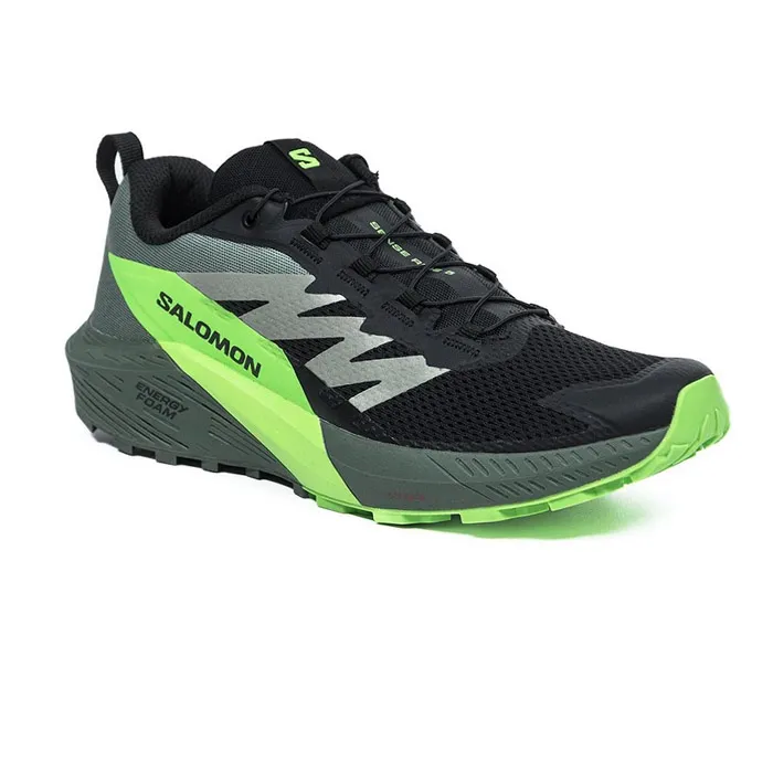 SALOMON 473111 SENSE RIDE 5 BLACK/ GREEN