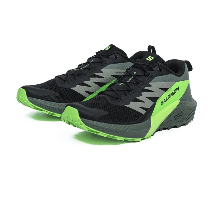 SALOMON 473111 SENSE RIDE 5 BLACK/ GREEN