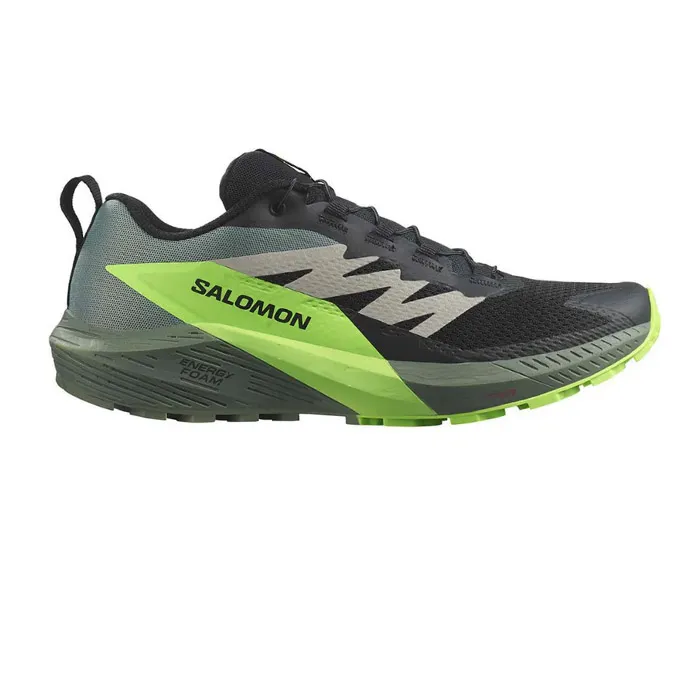 SALOMON 473111 SENSE RIDE 5 BLACK/ GREEN