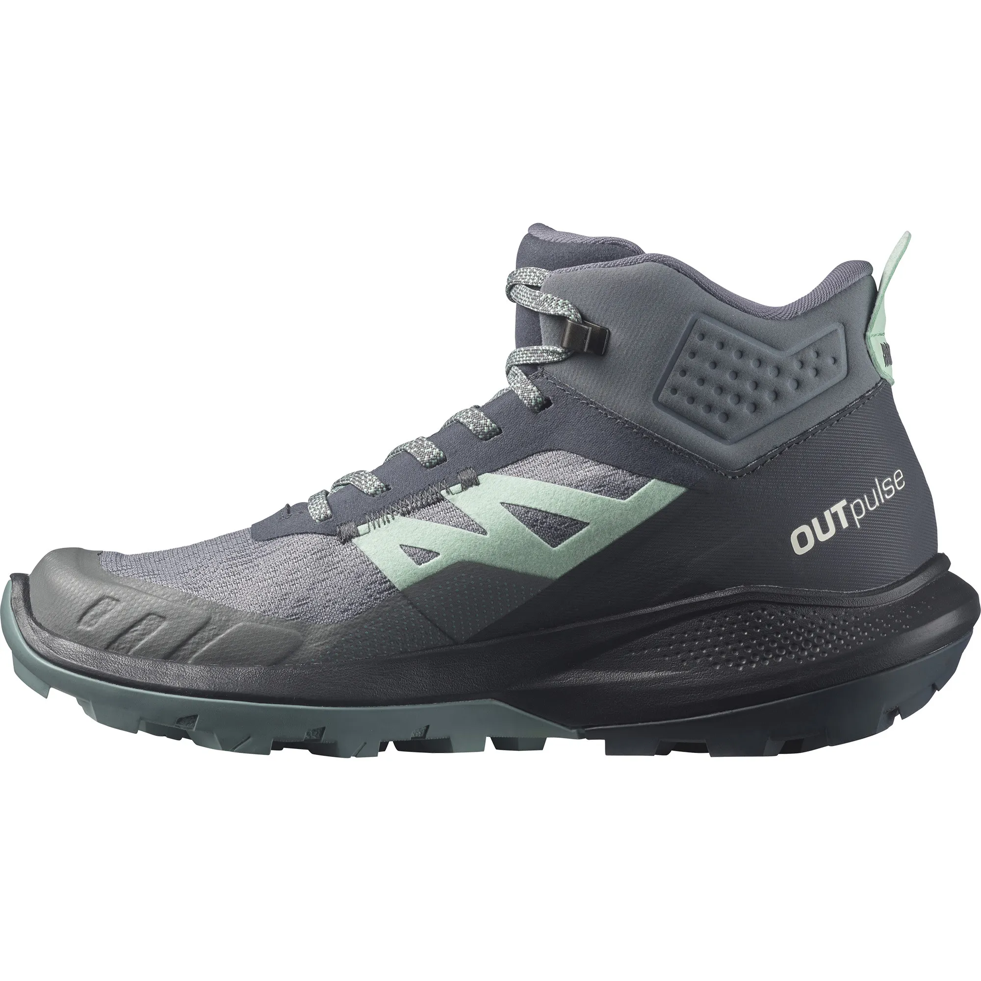 Salomon Women's Outpulse Mid GORE-TEX Ebony/Quiet Shade/Ebony | Buy Salomon Women's Outpulse Mid GORE-TEX Ebony/Quiet 