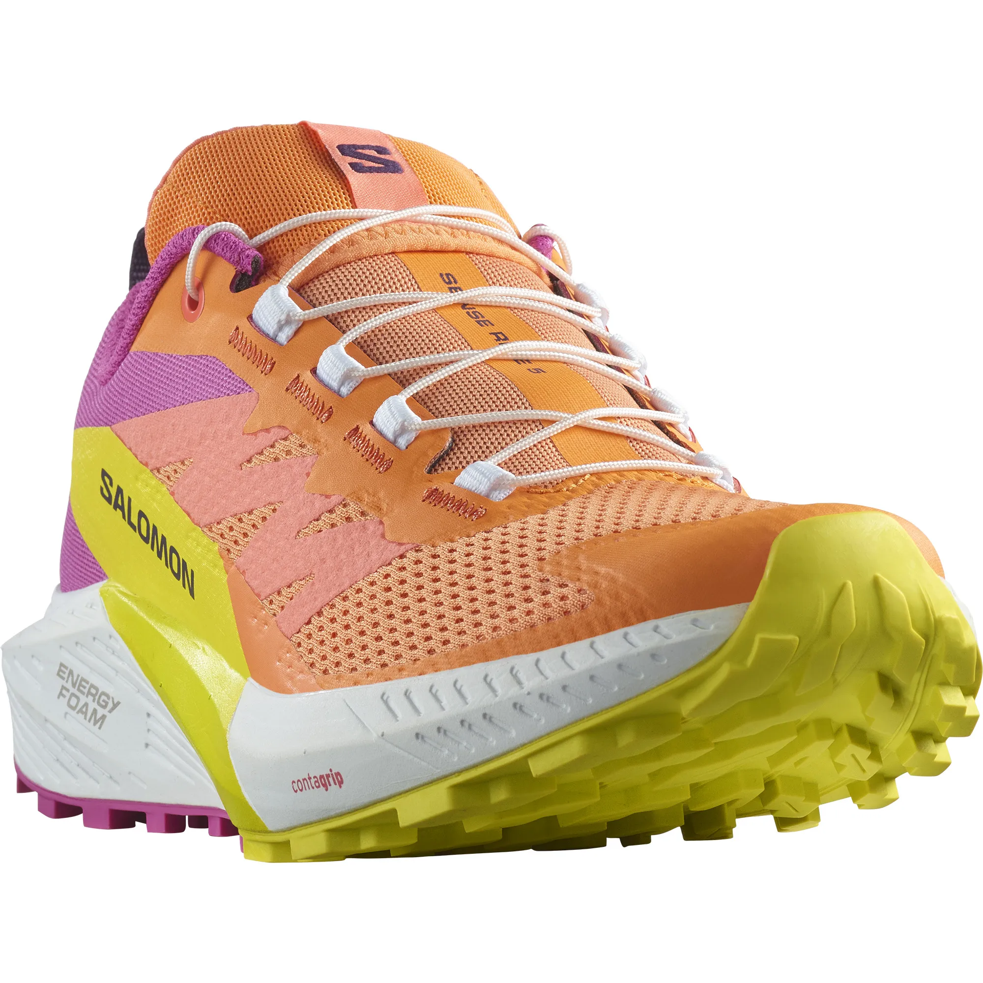 Salomon Women's Sense Ride 5 Bird Of Paradise/White/Sulphur Spring | Buy Salomon Women's Sense Ride 5 Bird Of Paradise