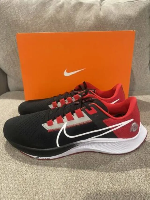 Size 10.5 - nike air zoom pegasus 38 ohio state 2021