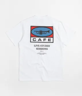 Skateboard Cafe 45 T-Shirt - White / Red