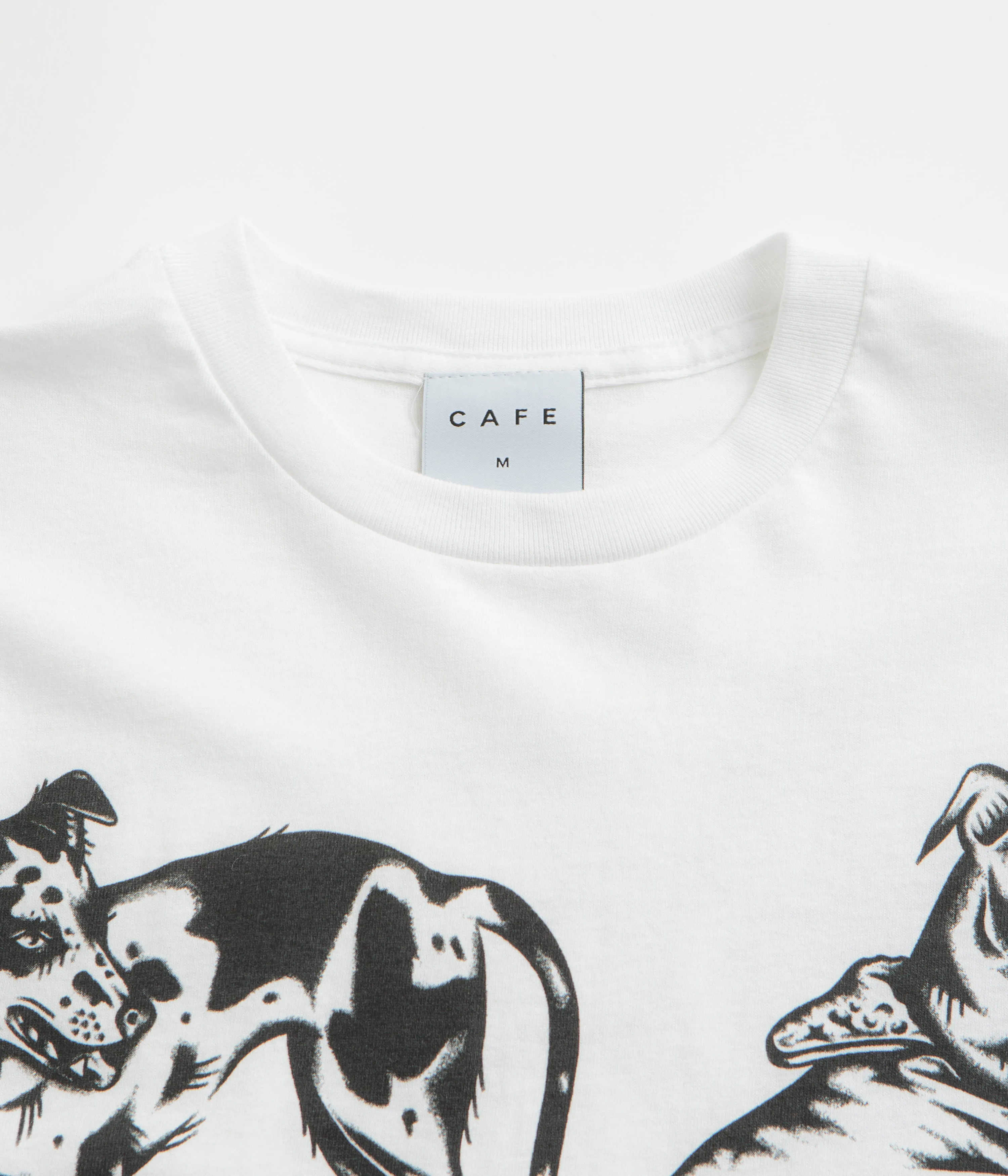 Skateboard Cafe Pooch T-Shirt - White