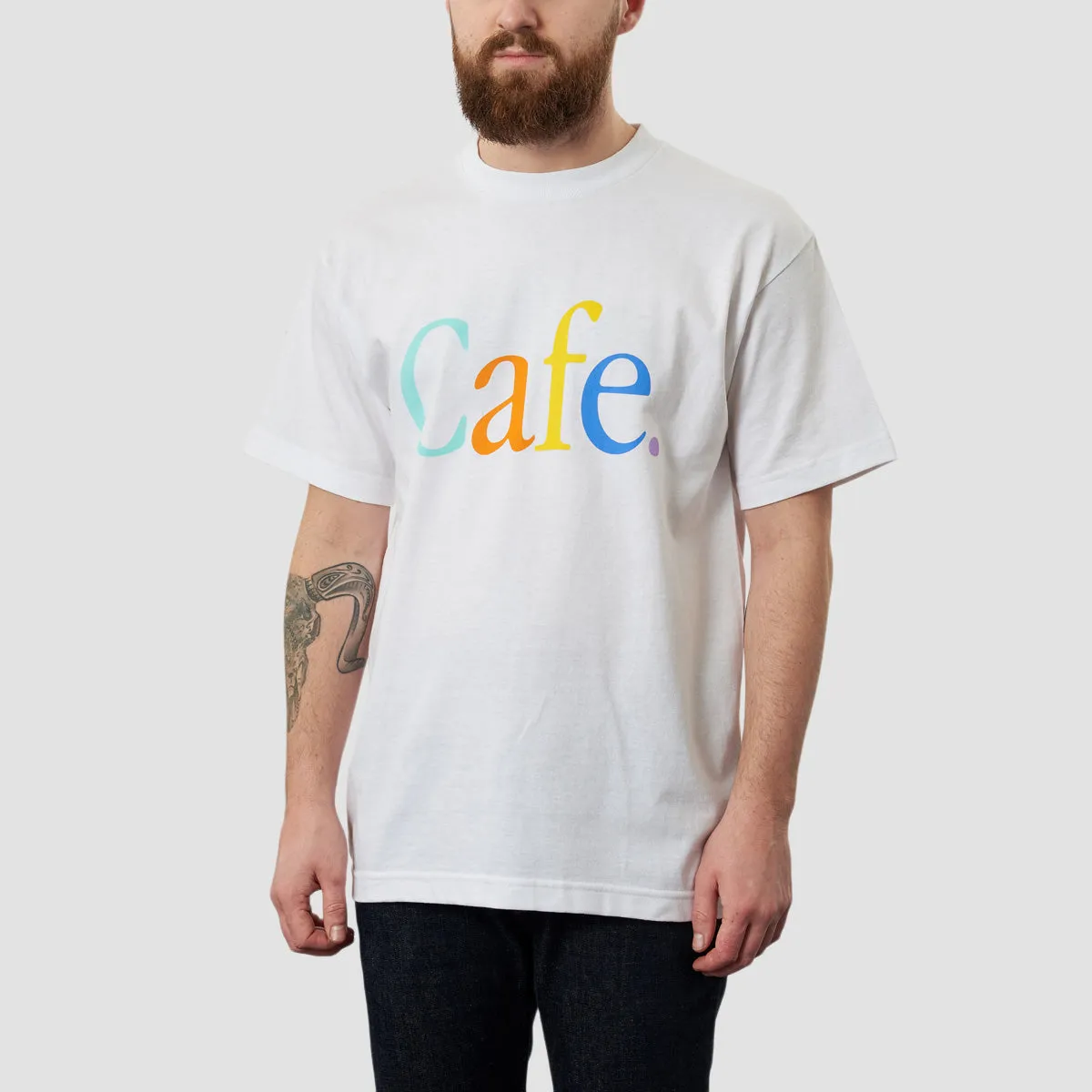 Skateboard Cafe Wayne T-Shirt White