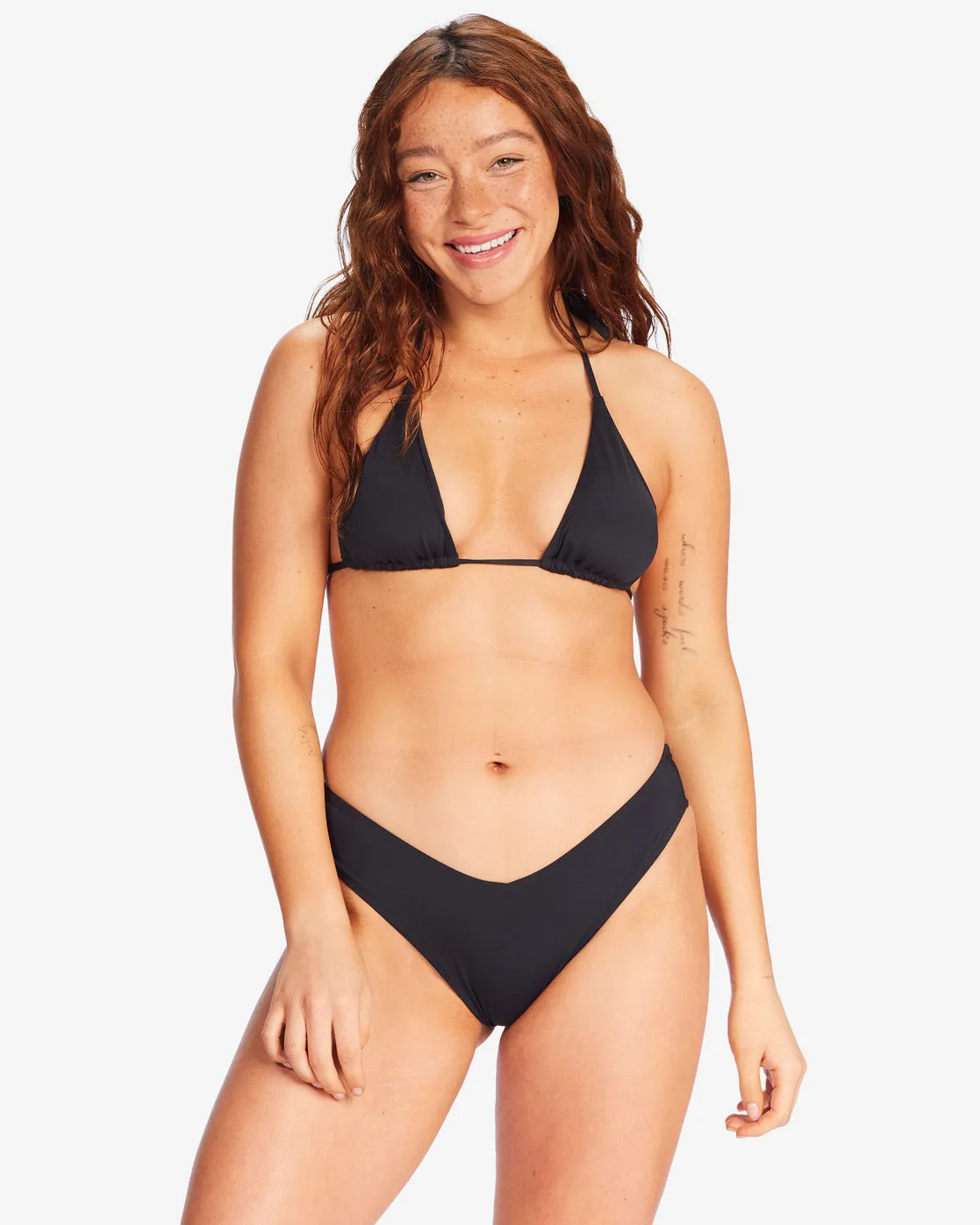 Sol Searcher Fiji Bikini Bottoms - Black Pebble