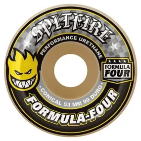 Spitfire 52mm Formula Four Conical 99D Skateboard Wheels