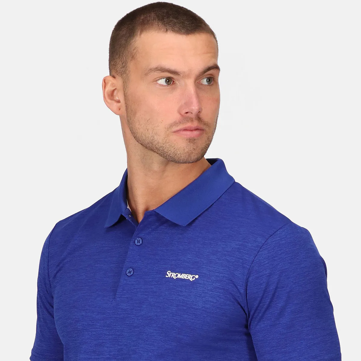 Stromberg Men's Tempo Marl Golf Polo Shirt