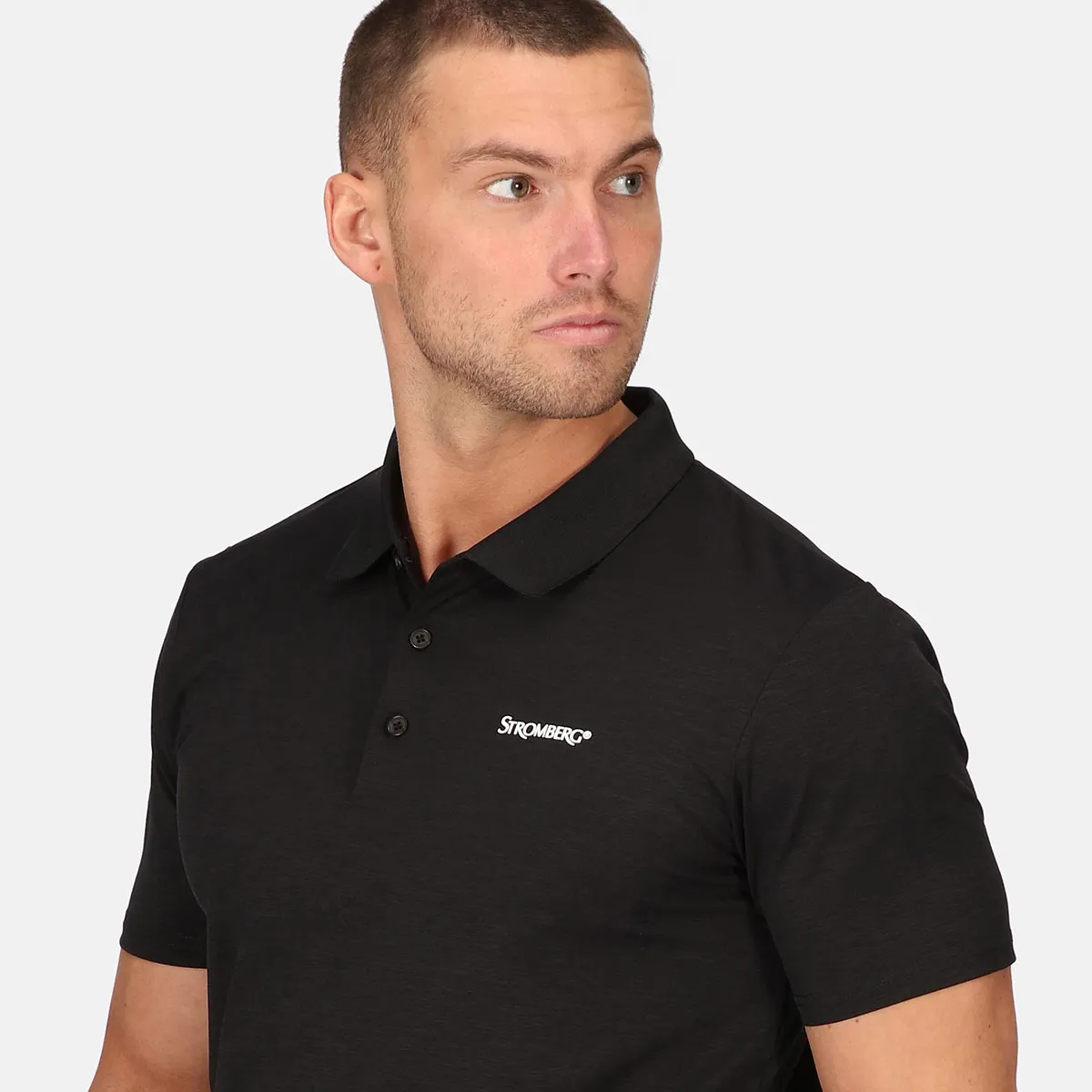 Stromberg Men's Tempo Marl Golf Polo Shirt