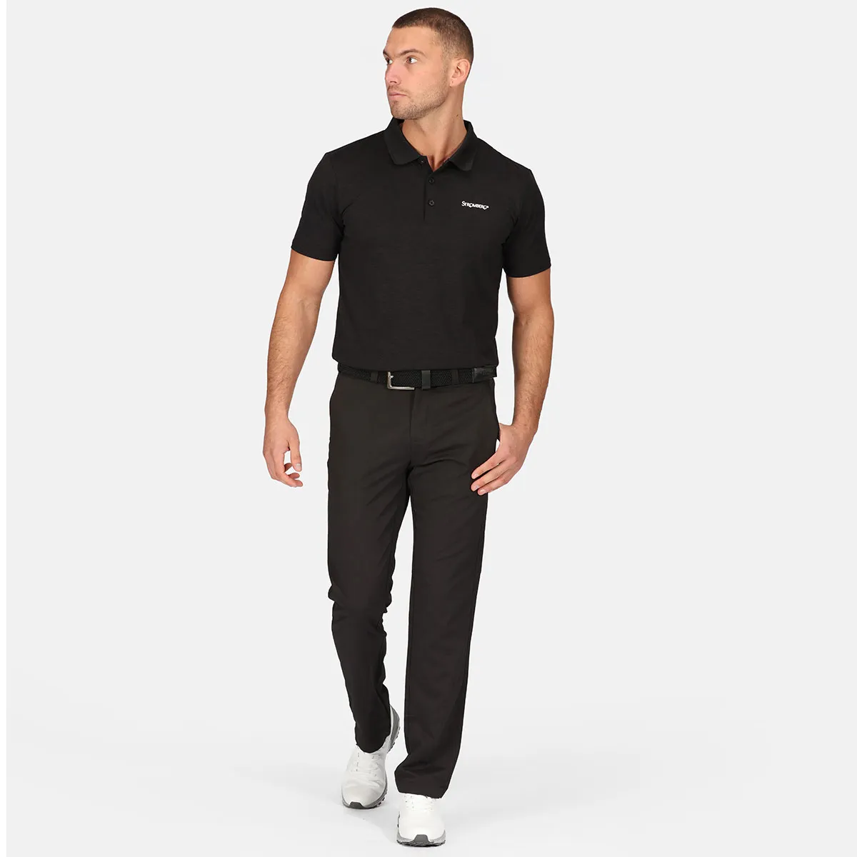 Stromberg Men's Tempo Marl Golf Polo Shirt