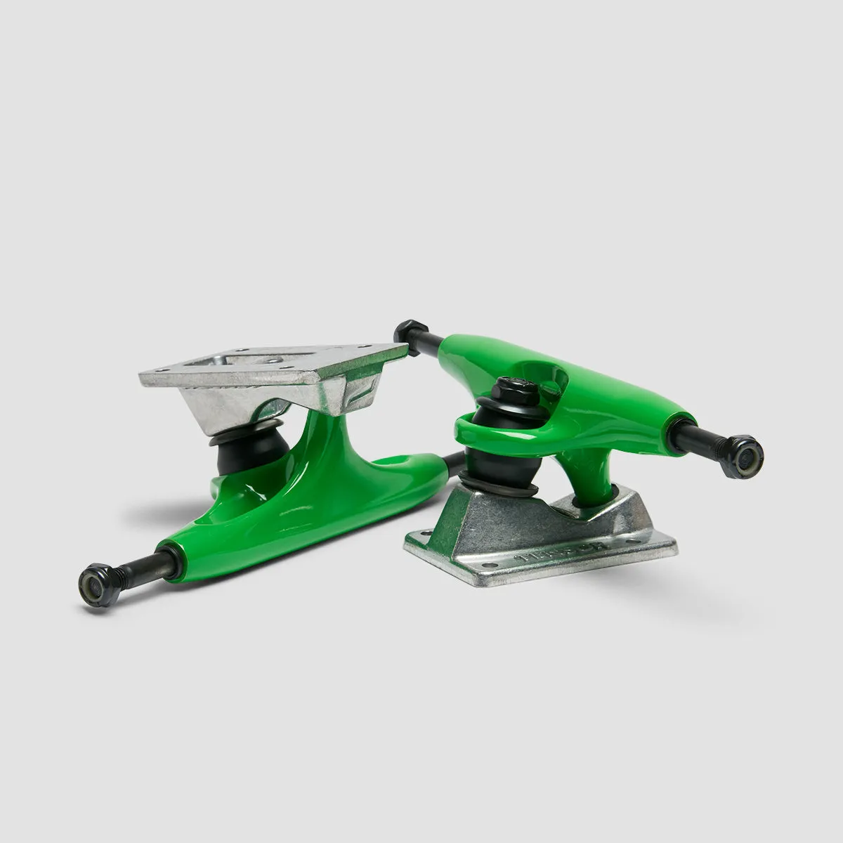 Tensor Alloys 5.25 Skateboard Trucks 1 Pair Green/Raw - 8