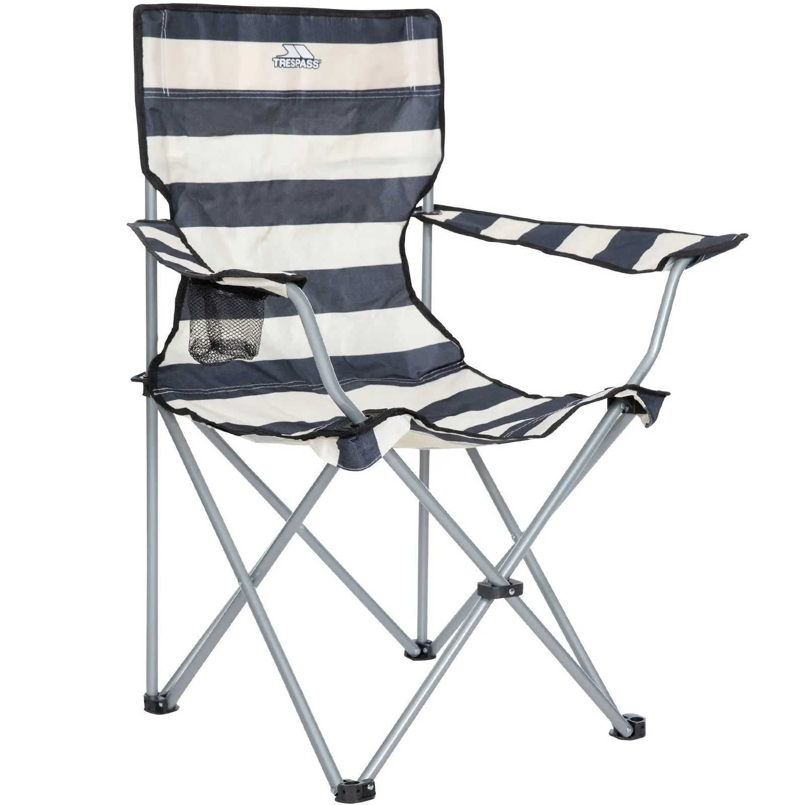 Trespass Adults Branson Camping Folding Chair With Drinks Holder