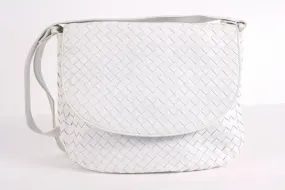 Vintage BOTTEGA VENETA White Woven Bag