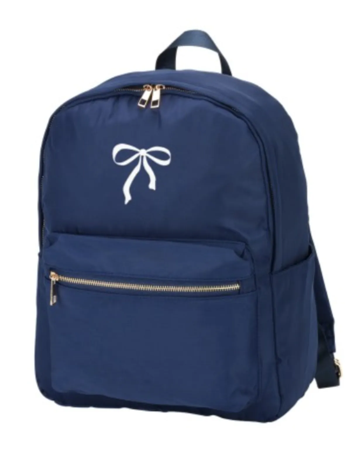 Viv & Lou Bow Navy Charlie Backpack