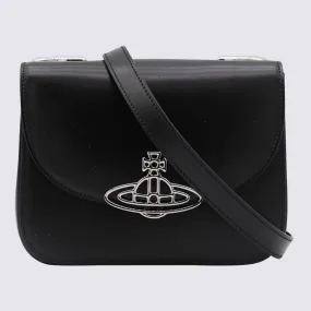 Vivienne Westwood Black Leather Shoulder Bag