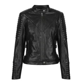 Wild & Free Black Motorcycle Jacket Women