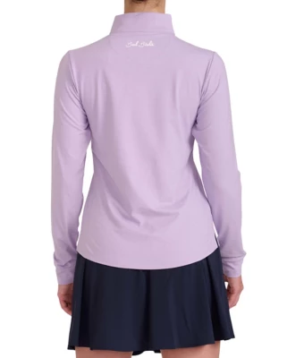 Women's Bad Birdie Solid Long Sleeve Golf 1/4 Zip