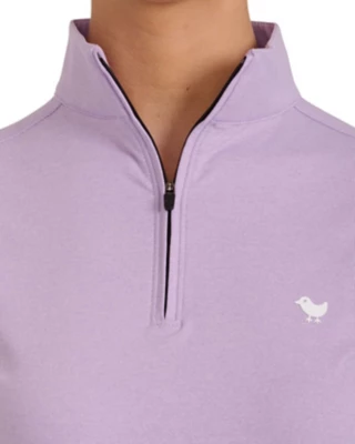 Women's Bad Birdie Solid Long Sleeve Golf 1/4 Zip