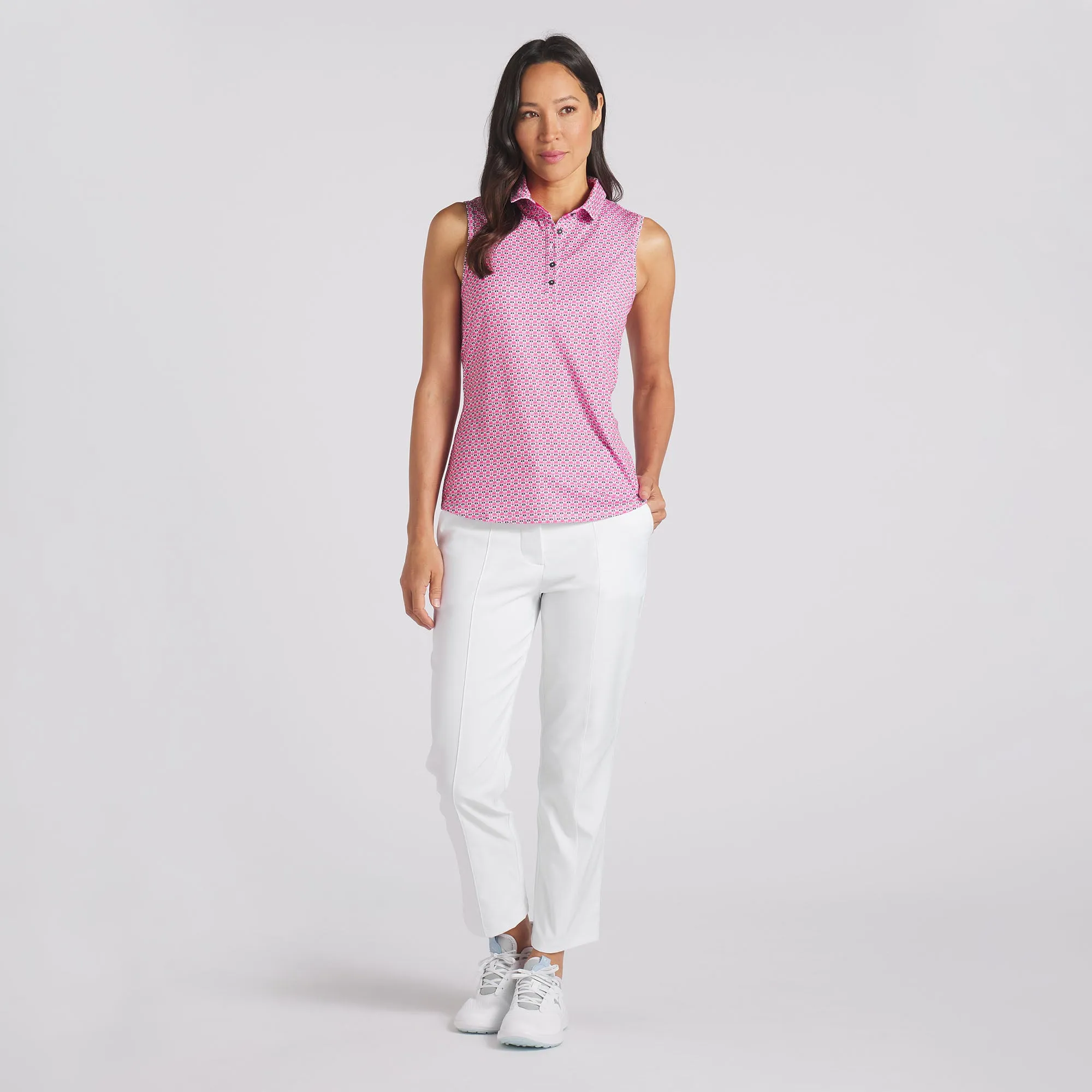 Women's MATTR Deco Sleeveless Golf Polo