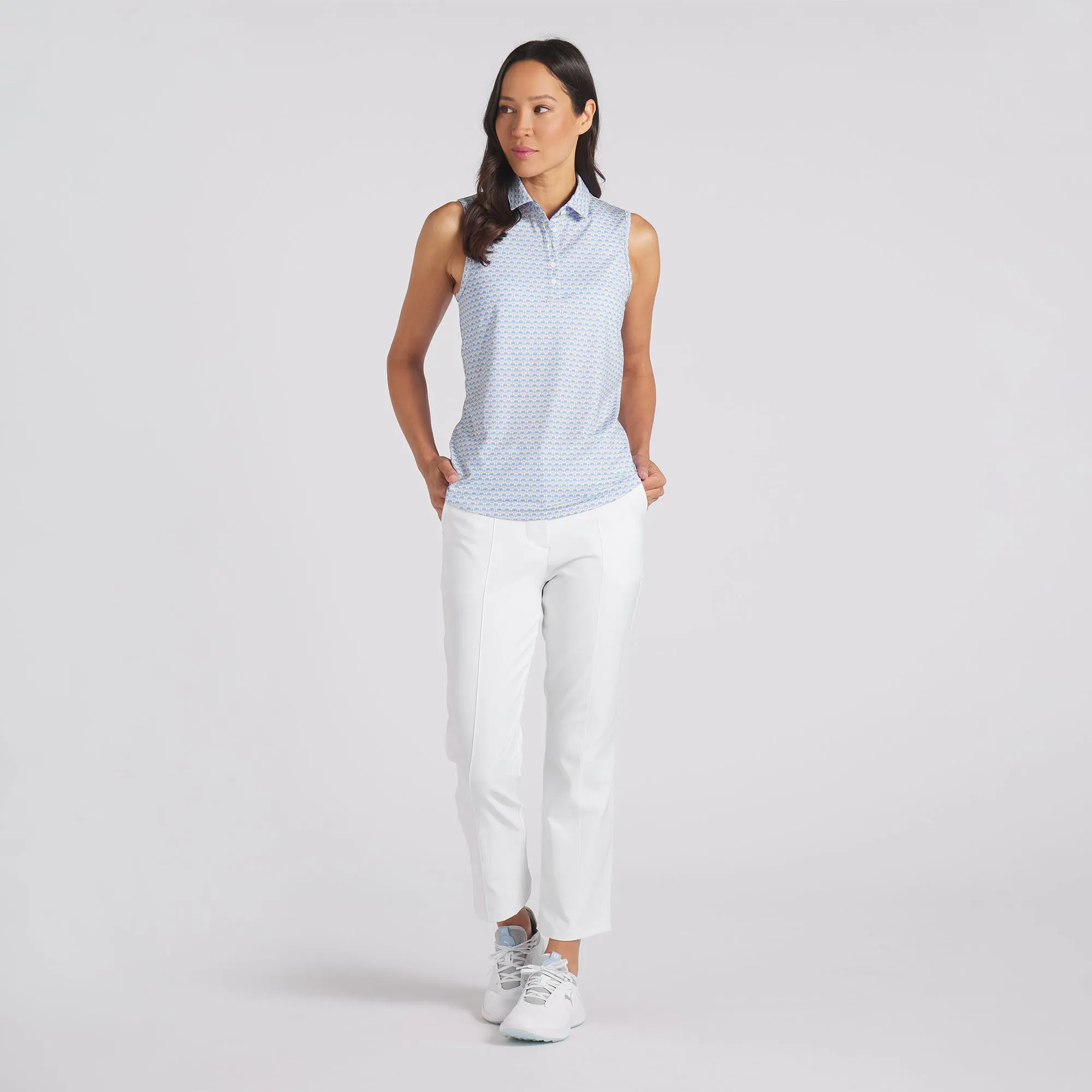 Women's MATTR Deco Sleeveless Golf Polo