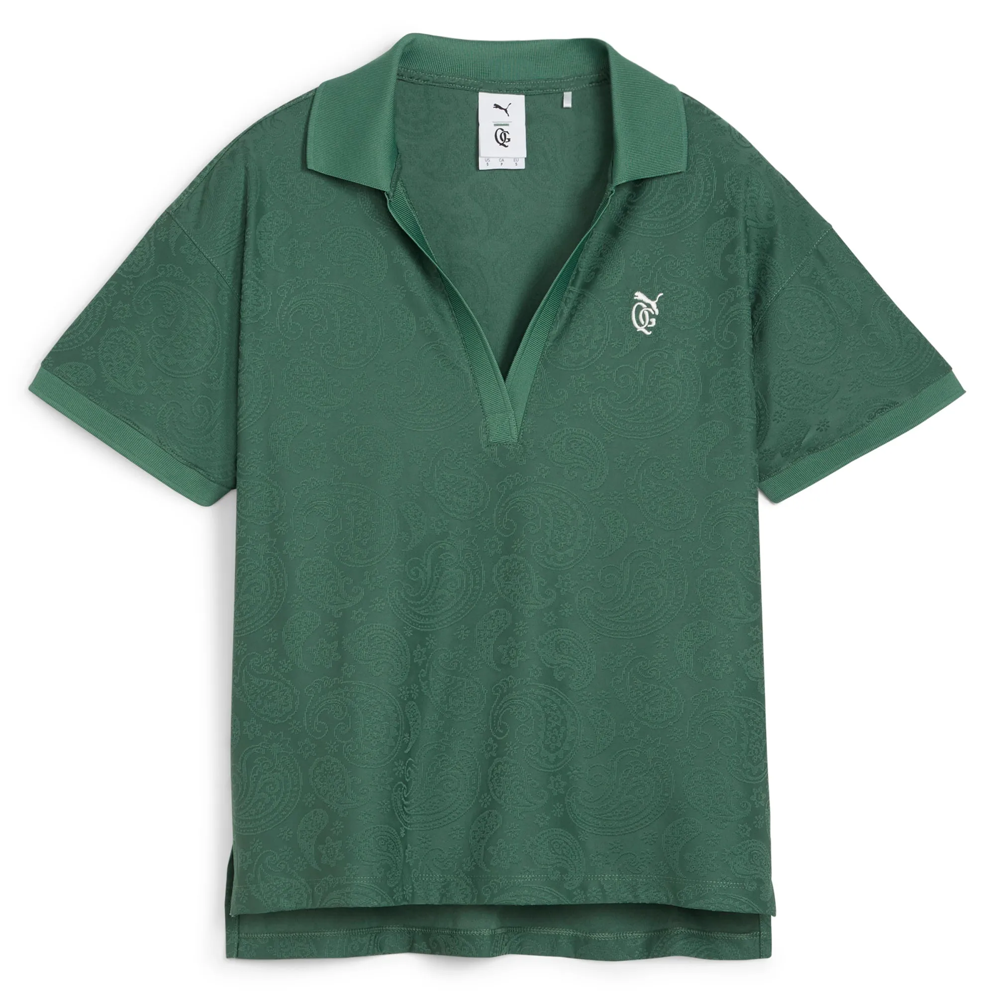 Women's Puma x Quiet Golf Relaxed Crop Golf Polo